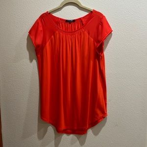 Papermoon blouse in Large - Dark Coral color. Great fabric!